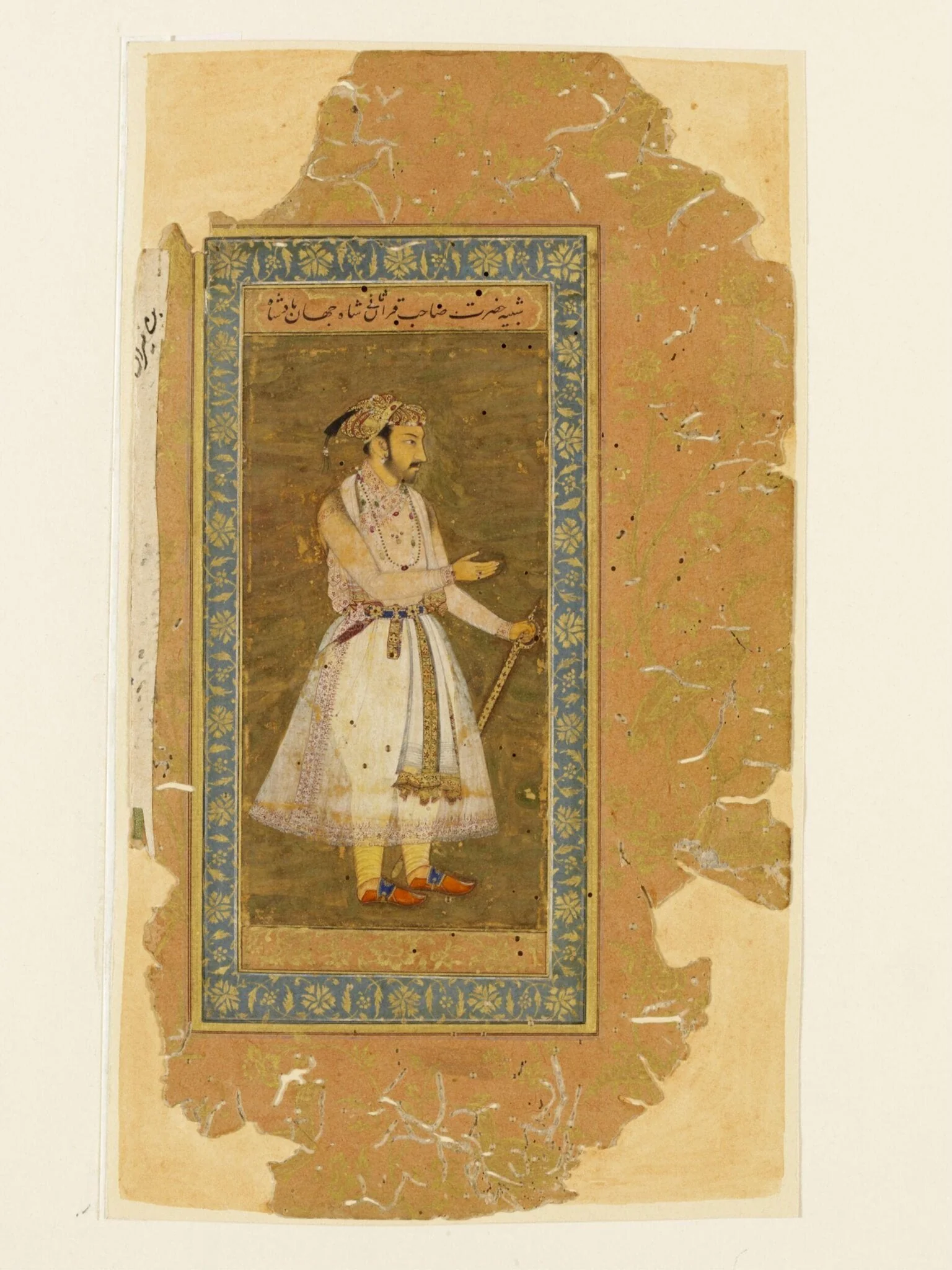 The emperor Jahangir, by Unknown, paint, 1610