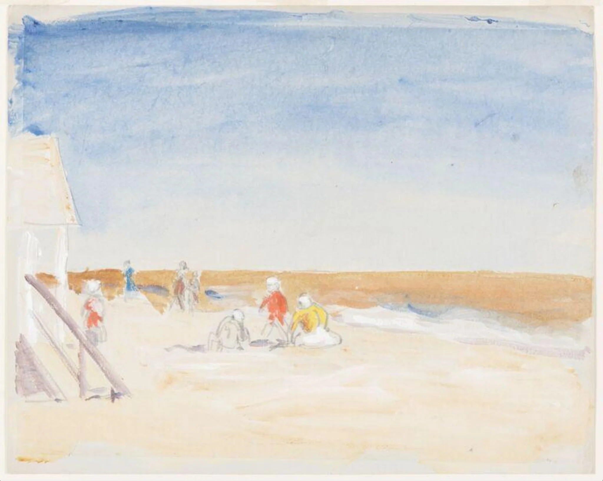 Norfolk beach scene