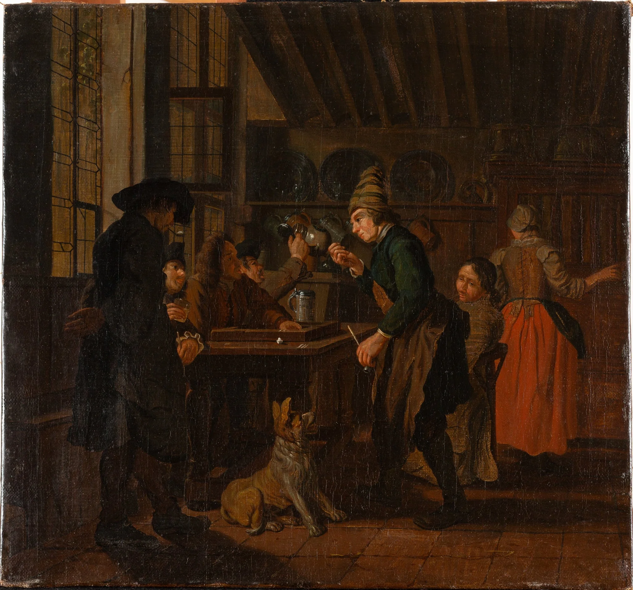Tricktrack-Spieler, by Unknown, 1750