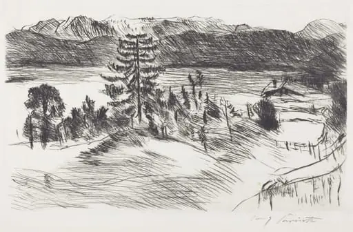 Grosse Walchenseelandschaft (Large Walchen Sea Landscape)