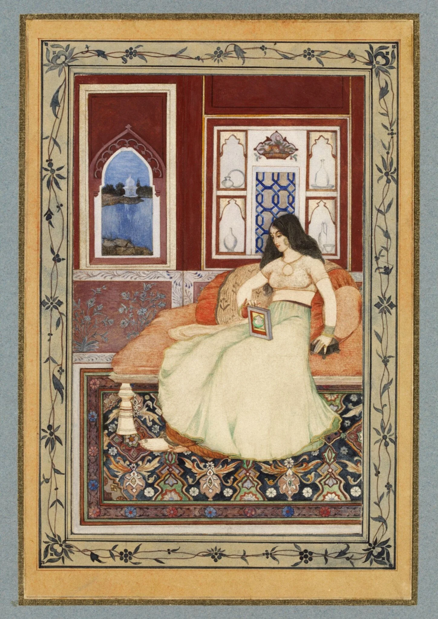 Reflections, by Unknown, paint, 1900