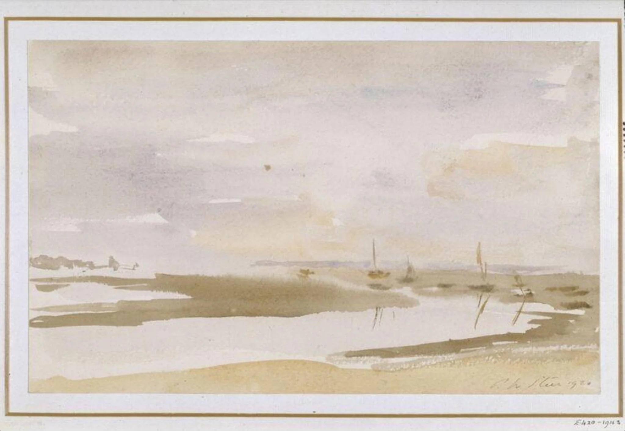 Untitled, by Philip Wilson Steer, watercolor, 1920