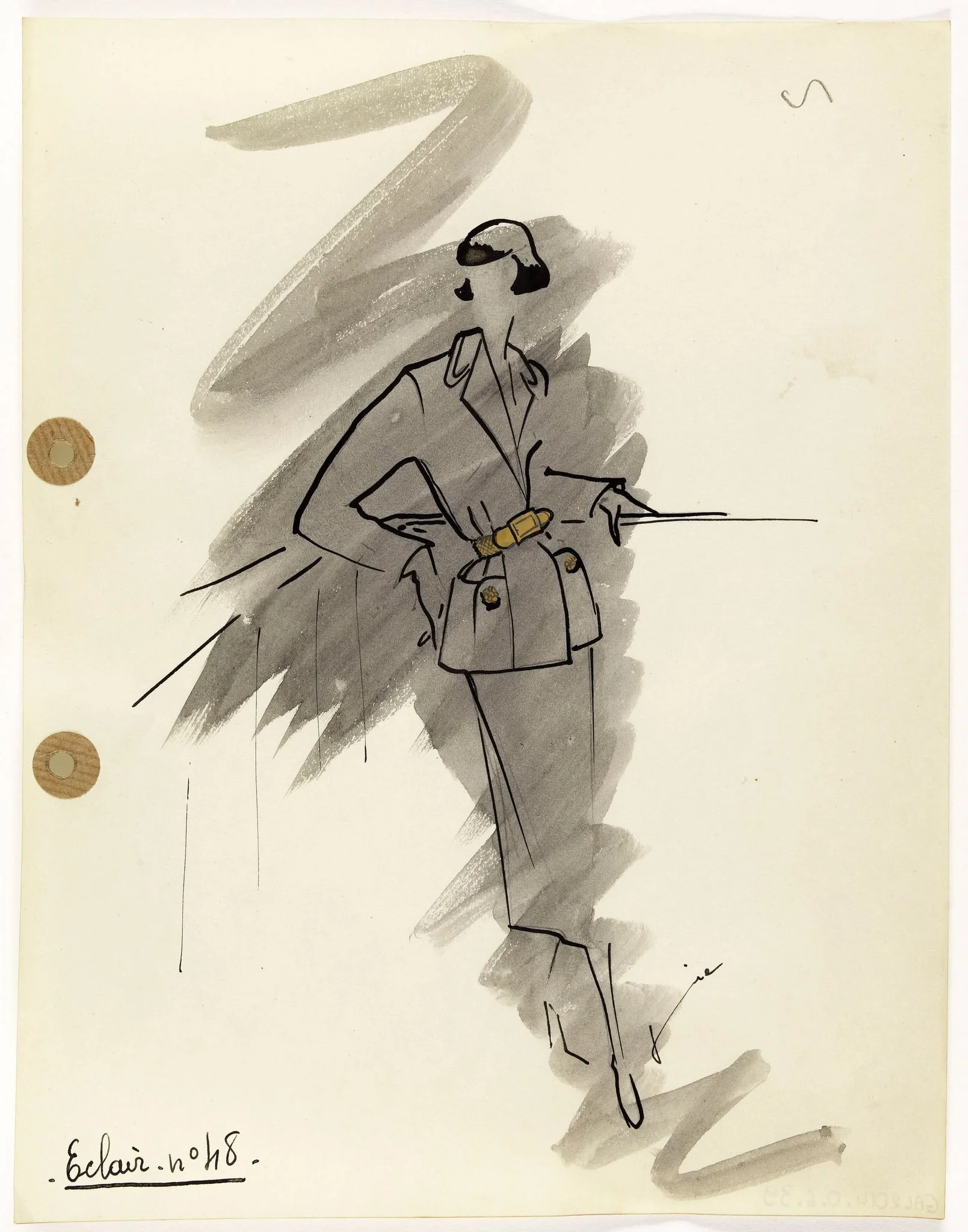 'Eclair n°48', by Marie-Louise Carven, 1949