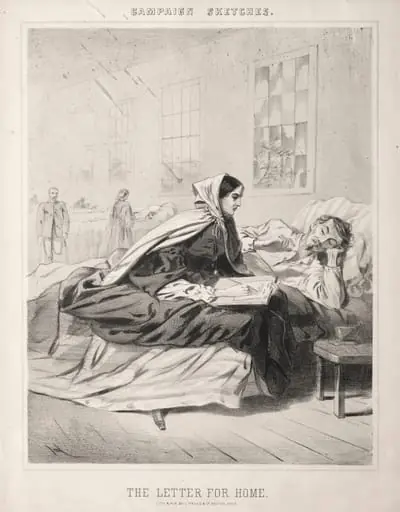 Campaign Sketches:  The Letter for Home