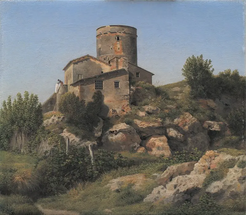 A Building near Tor di Quinto outside Rome