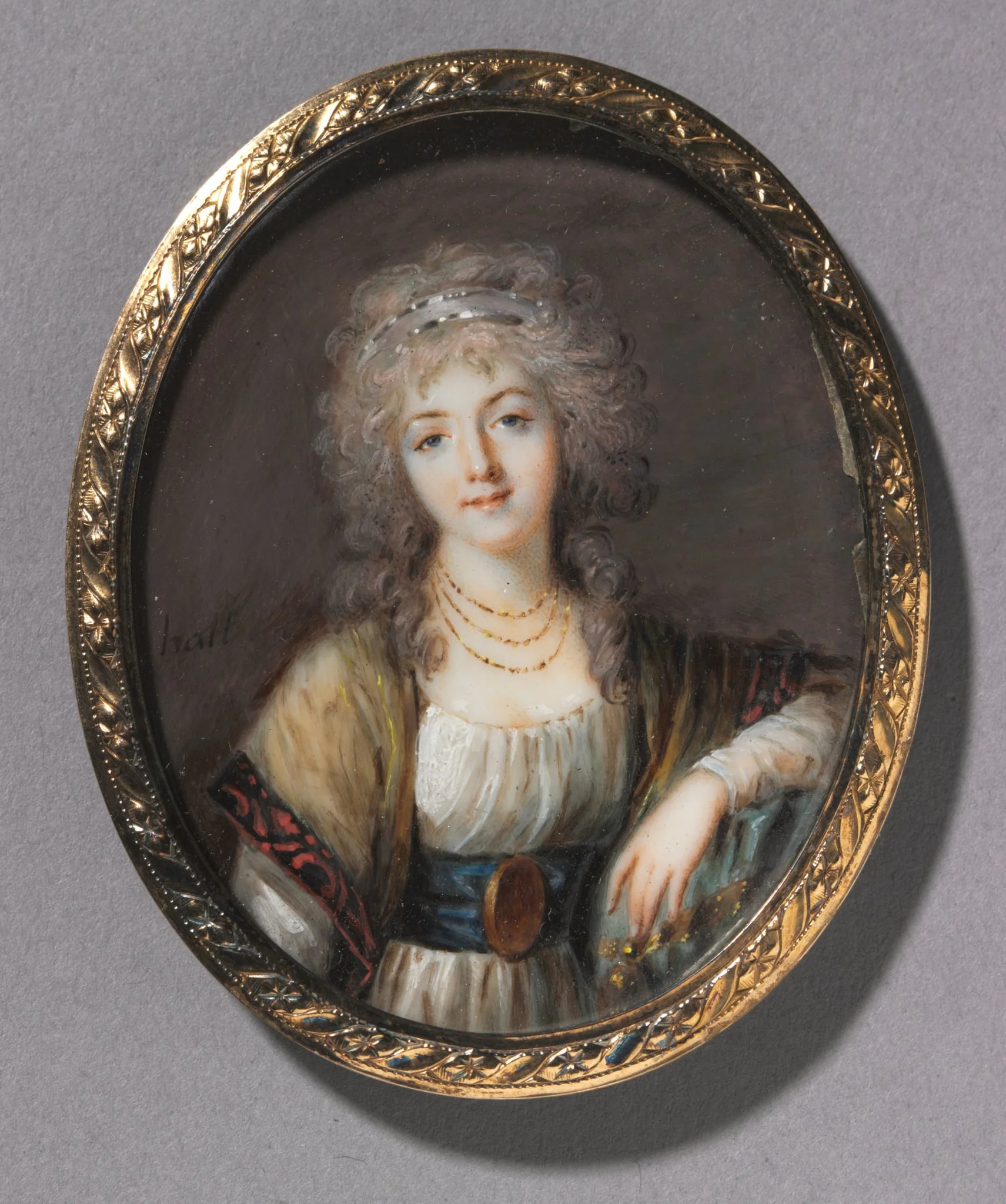 Portrait of a Young Woman, by Charles Hénard, unspecified, 1785