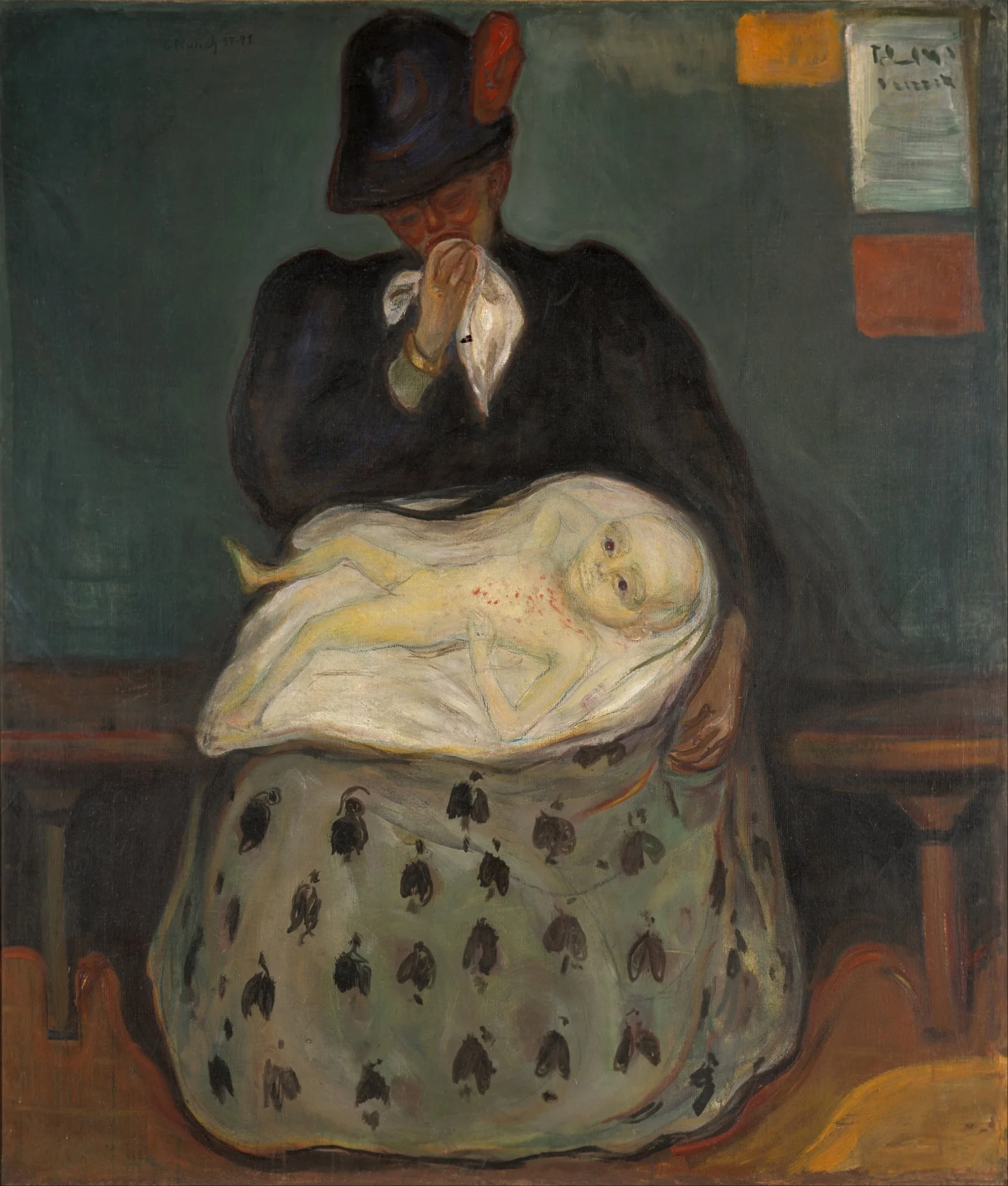 Inheritance, by Edvard Munch, oil, 1899