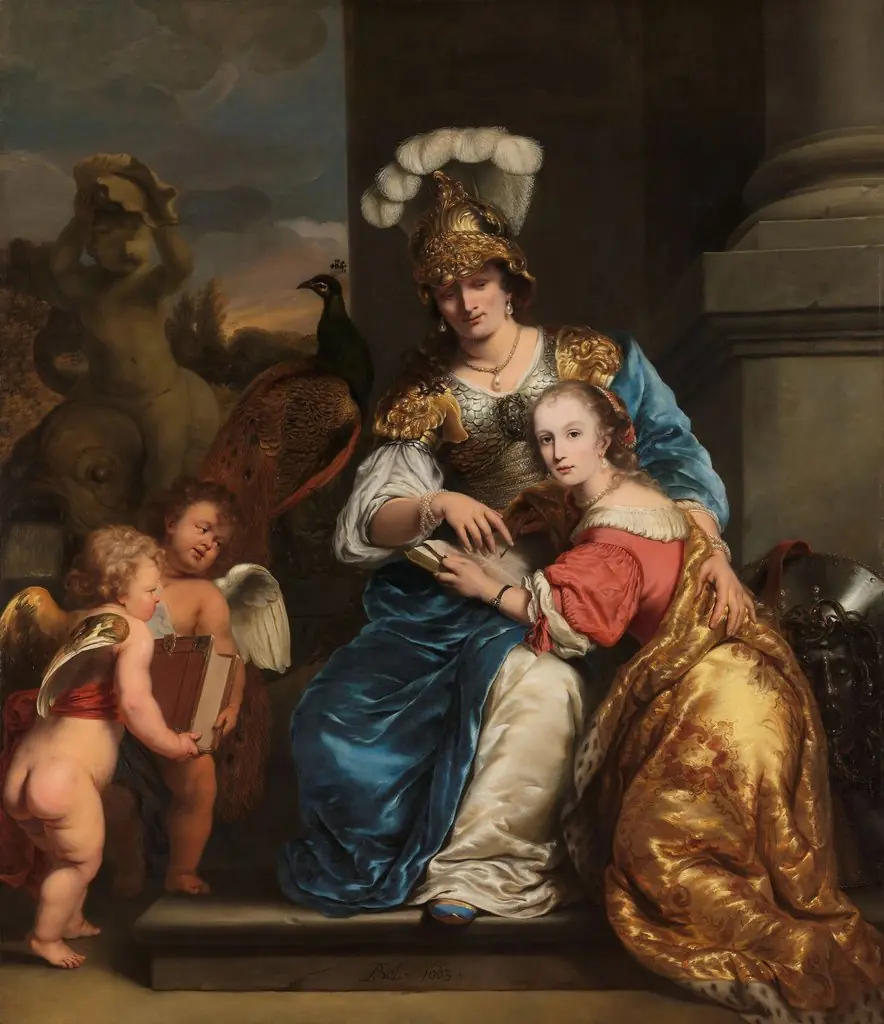 Margarita Trip as Minerva, Instructing her Sister Anna Maria Trip