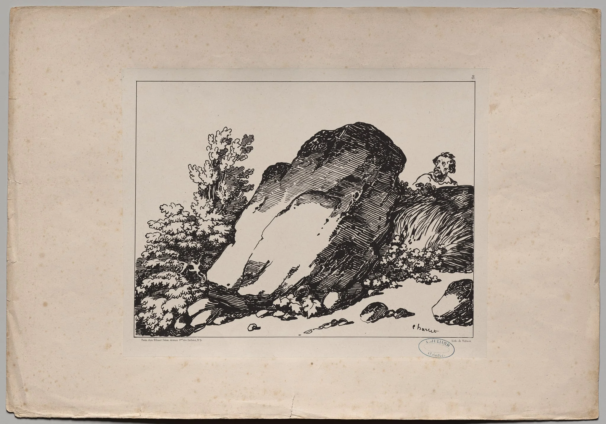 Landscape with Large Rock