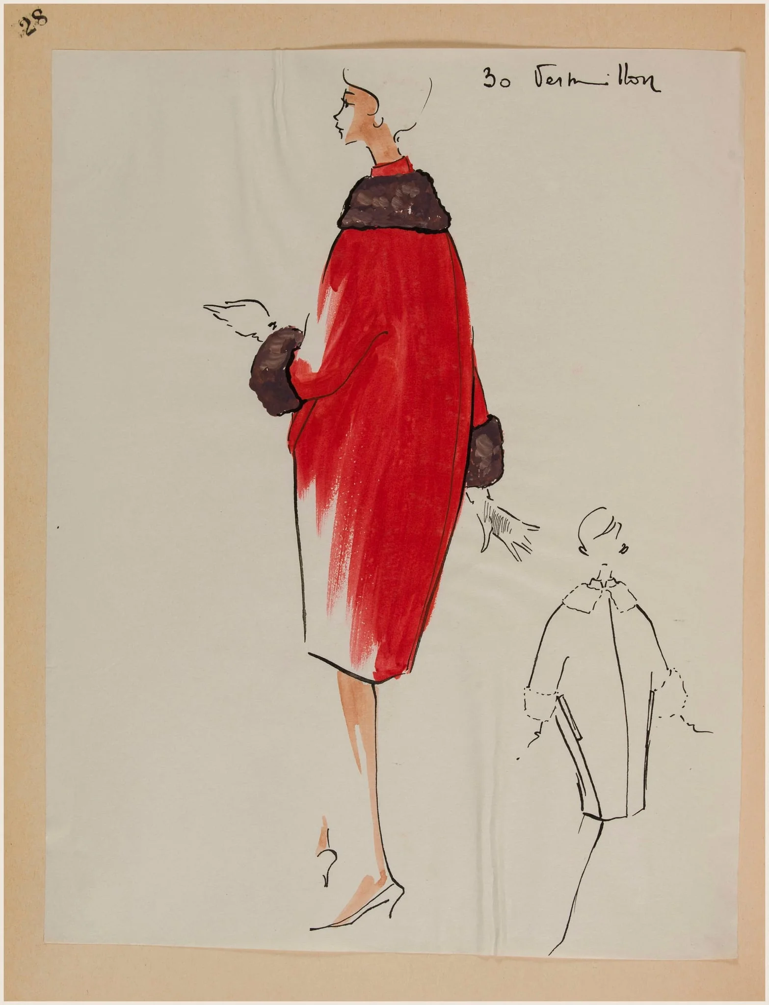 Vermillon, by Carven, 1958