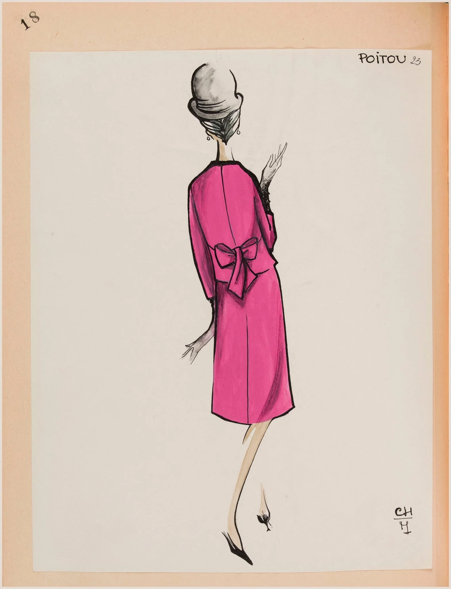 Poitou, by Carven, 1963