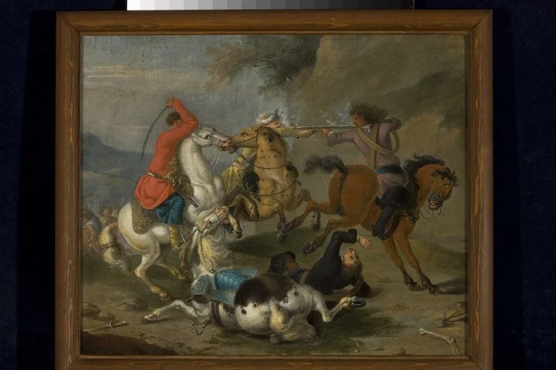 Skirmish between the Poles and the Swedes during the Northern War (1700–1718)