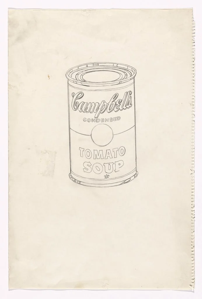 Untitled, by Andy Warhol, graphite, 1962
