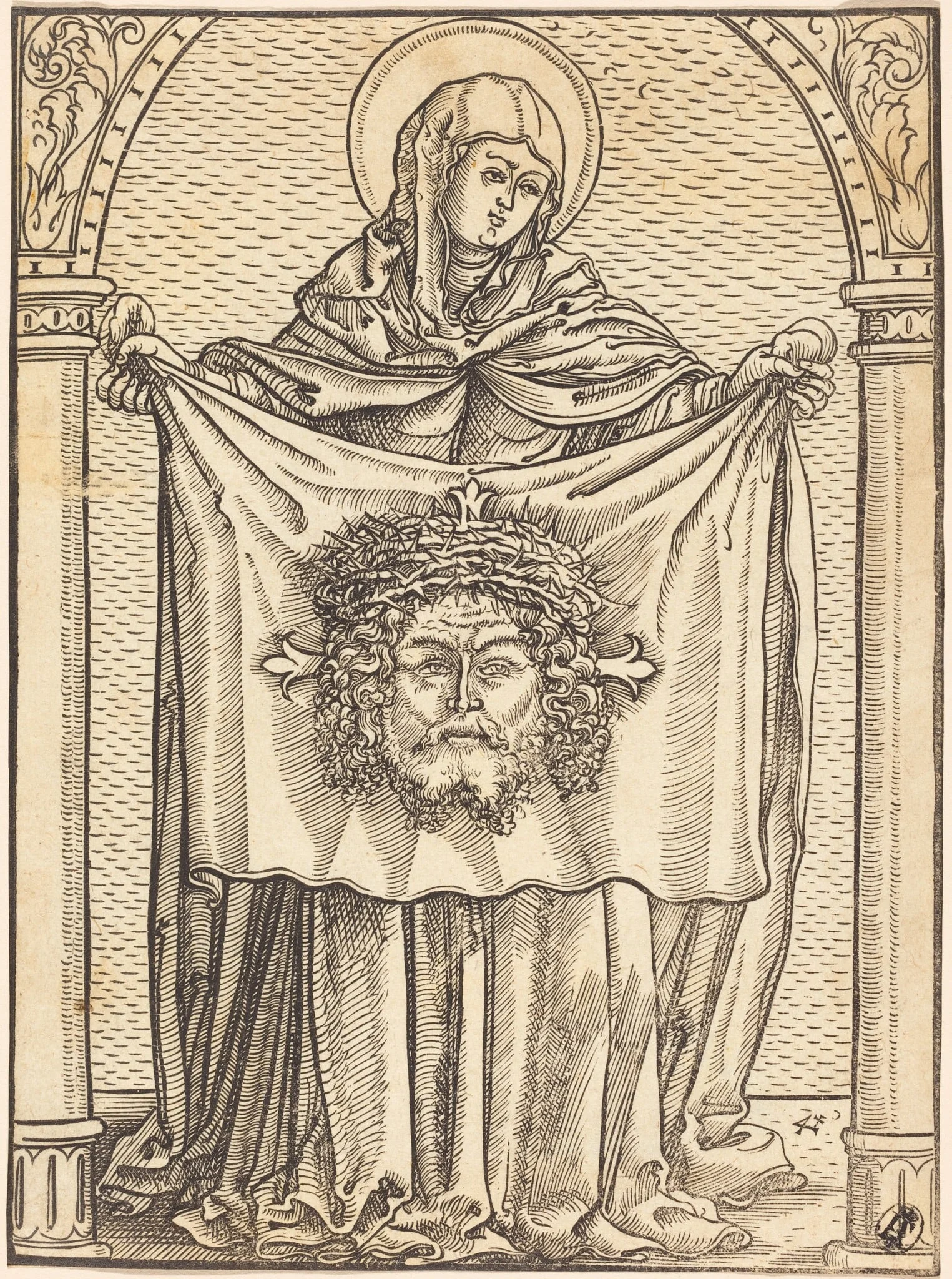 Veronica, by Master of 1565, ink, 1540