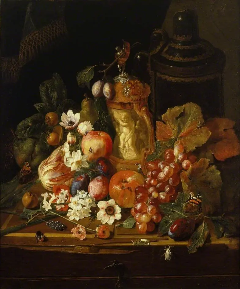 Still Life with Fruit and Flowers