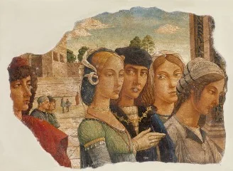 Fresco Fragment, by Icilio Federico Joni, unspecified, 1916
