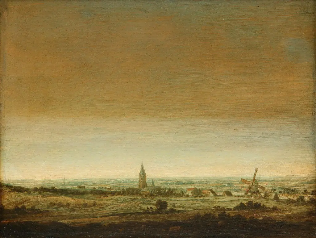 Landscape with City on a River