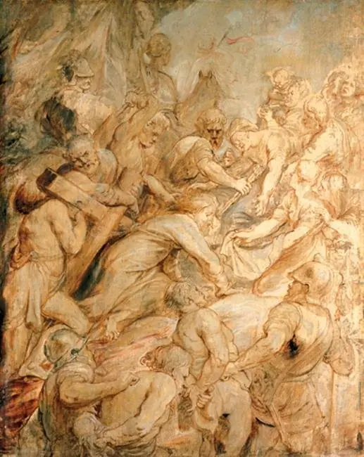Christ carrying the cross, 1634-1637