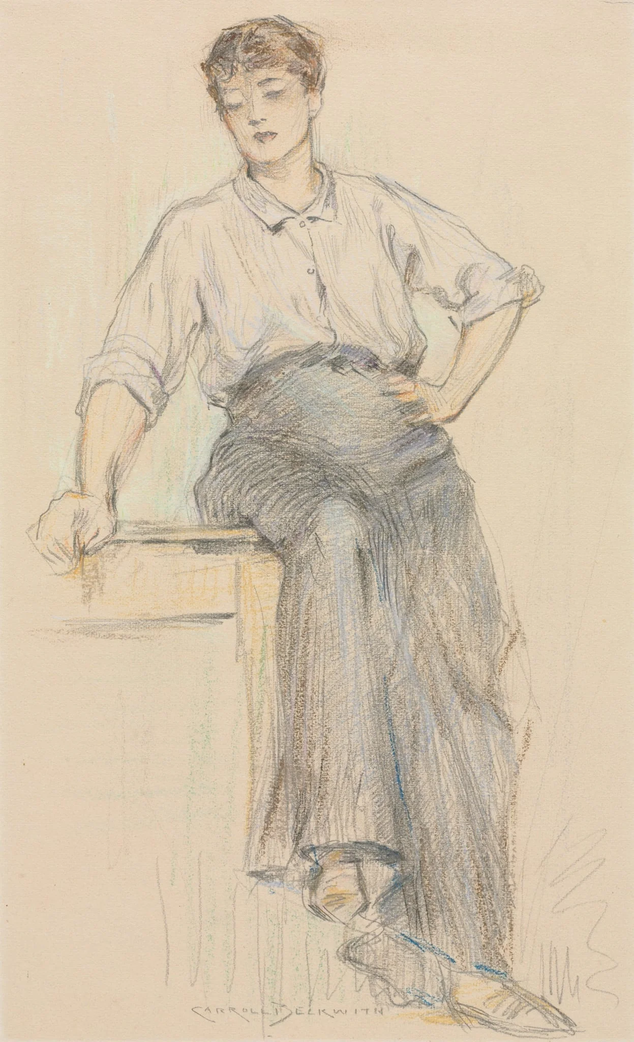 The Toiler, by J. Carroll Beckwith, 1917