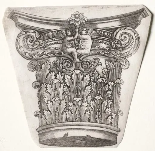 Base and Capital with Putti (capital)