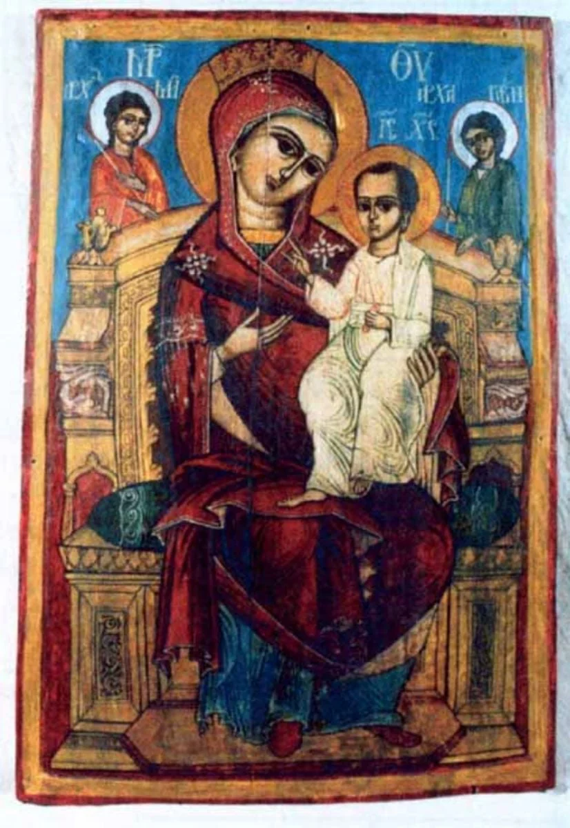 Maica cu Pruncul/Maica Împărăteasă-Doamnă, by Unknown, 1786