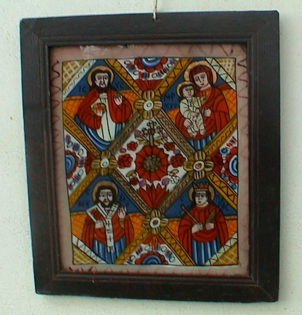 Icoană „Masa raiului”, by Unknown, 1850