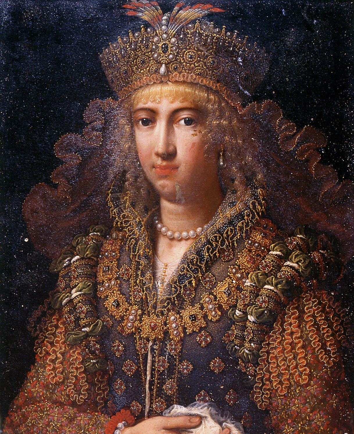 The Queen of Armenia, by Mario Balassi, oil, 1660