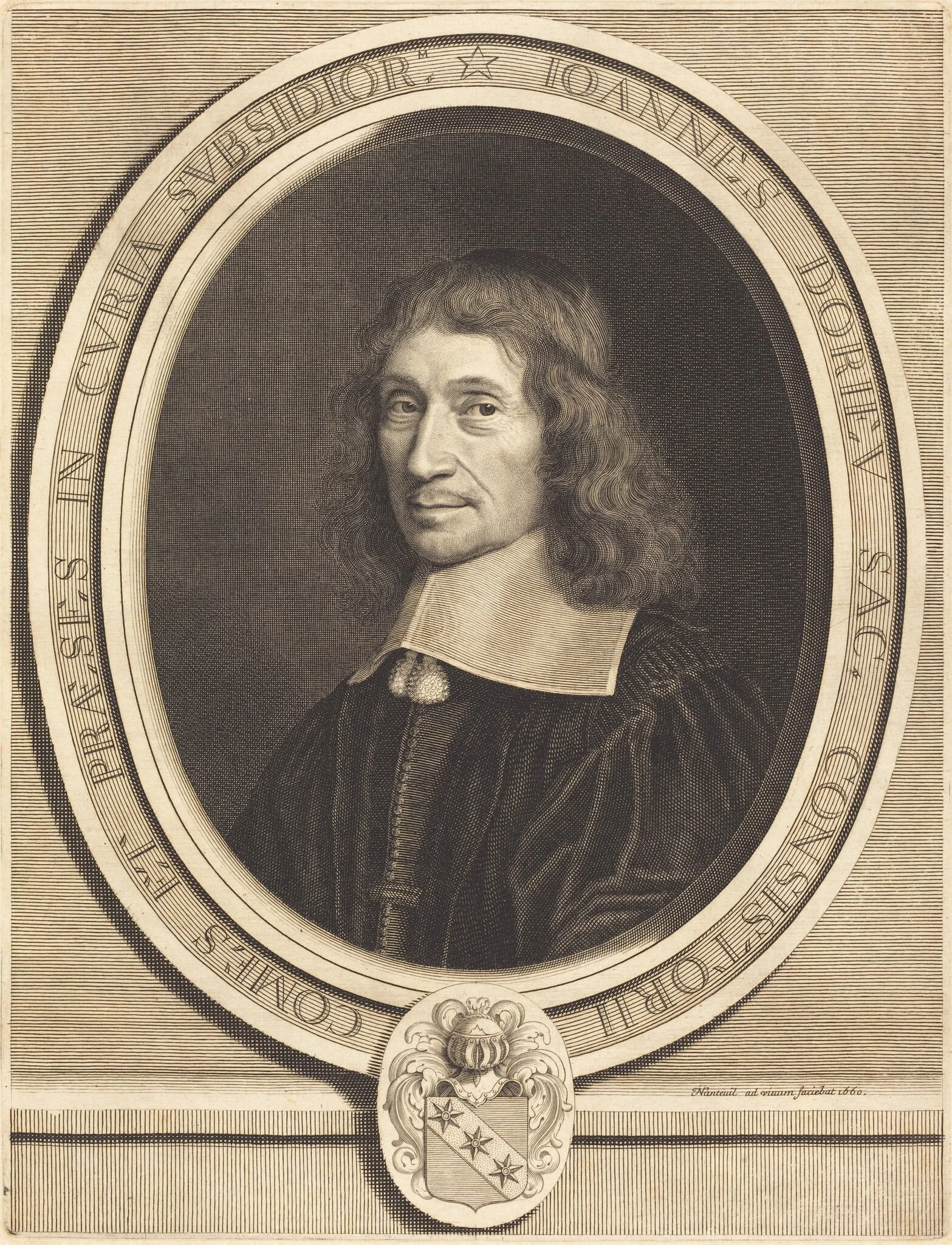 Jean Dorieu, by Robert Nanteuil, ink, 1660