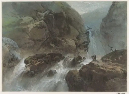 A Scottish waterfall
