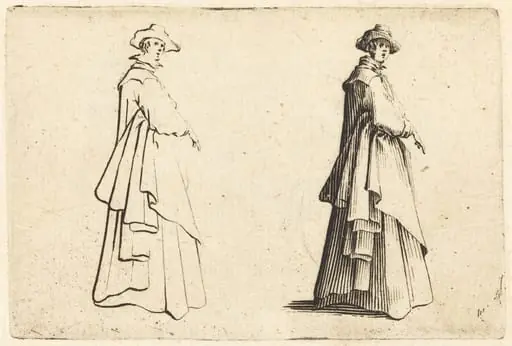 Lady in a Large Coat