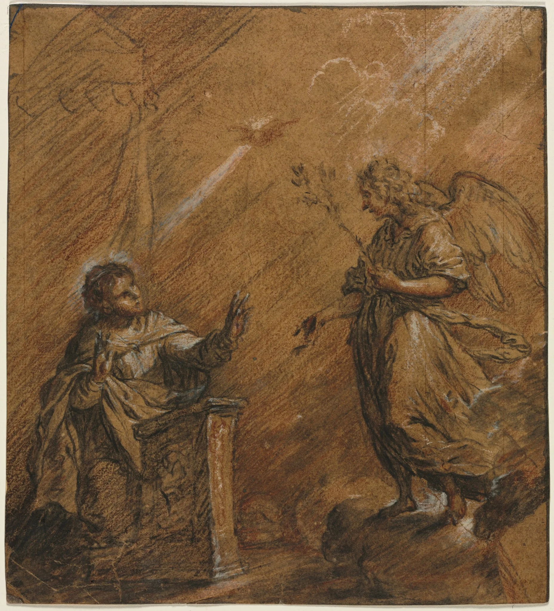 The Annunciation, by Johann Jakob von Sandrart, 1604