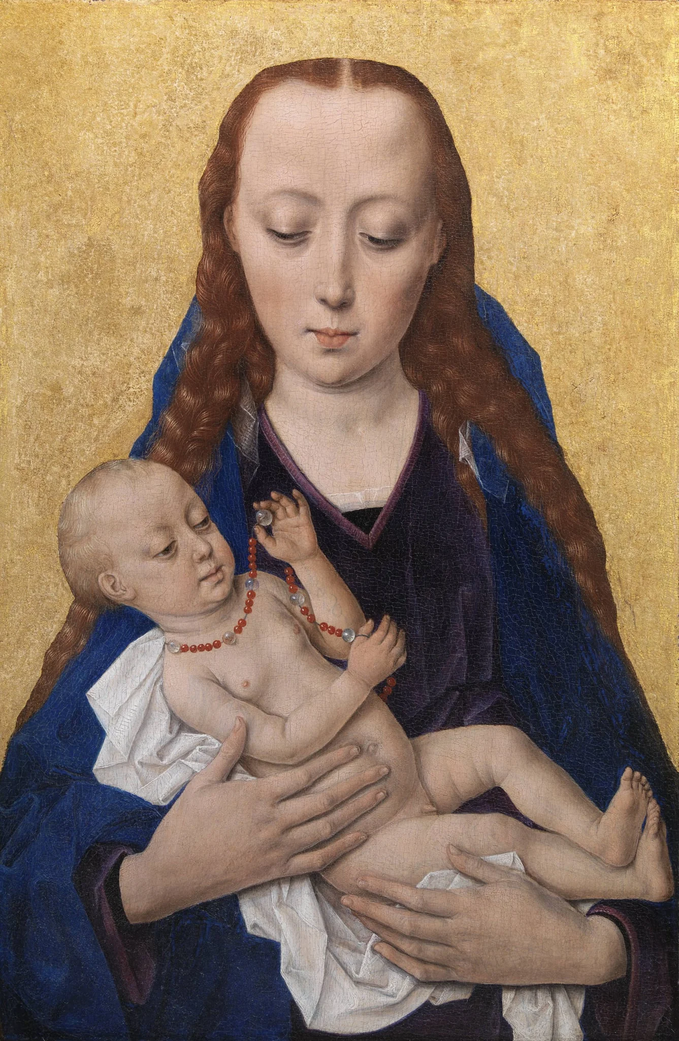 Virgin and Child, by Unknown, 1450