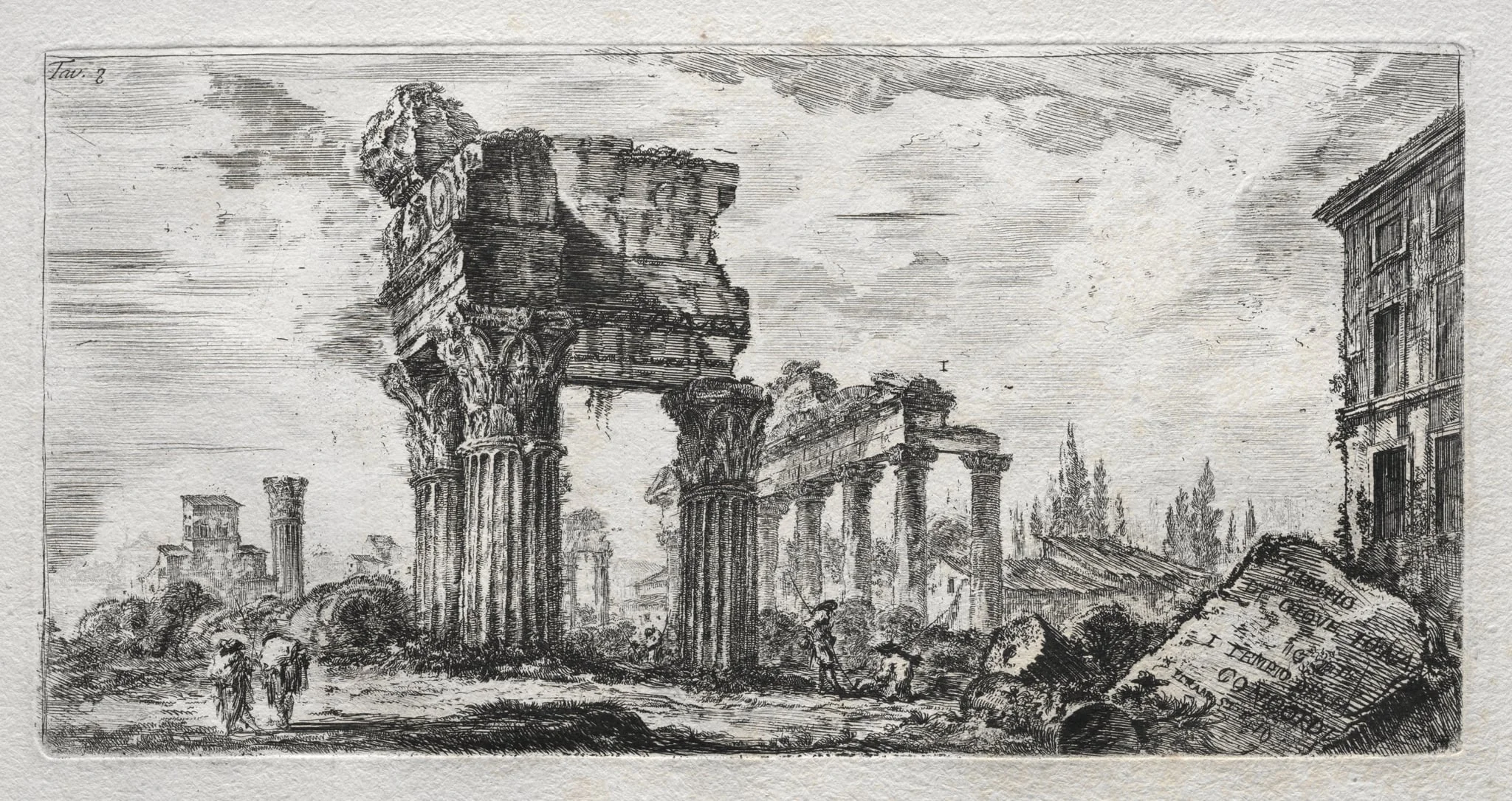 Tempio di Giove Tonante, by Giovanni Battista Piranesi, 1748