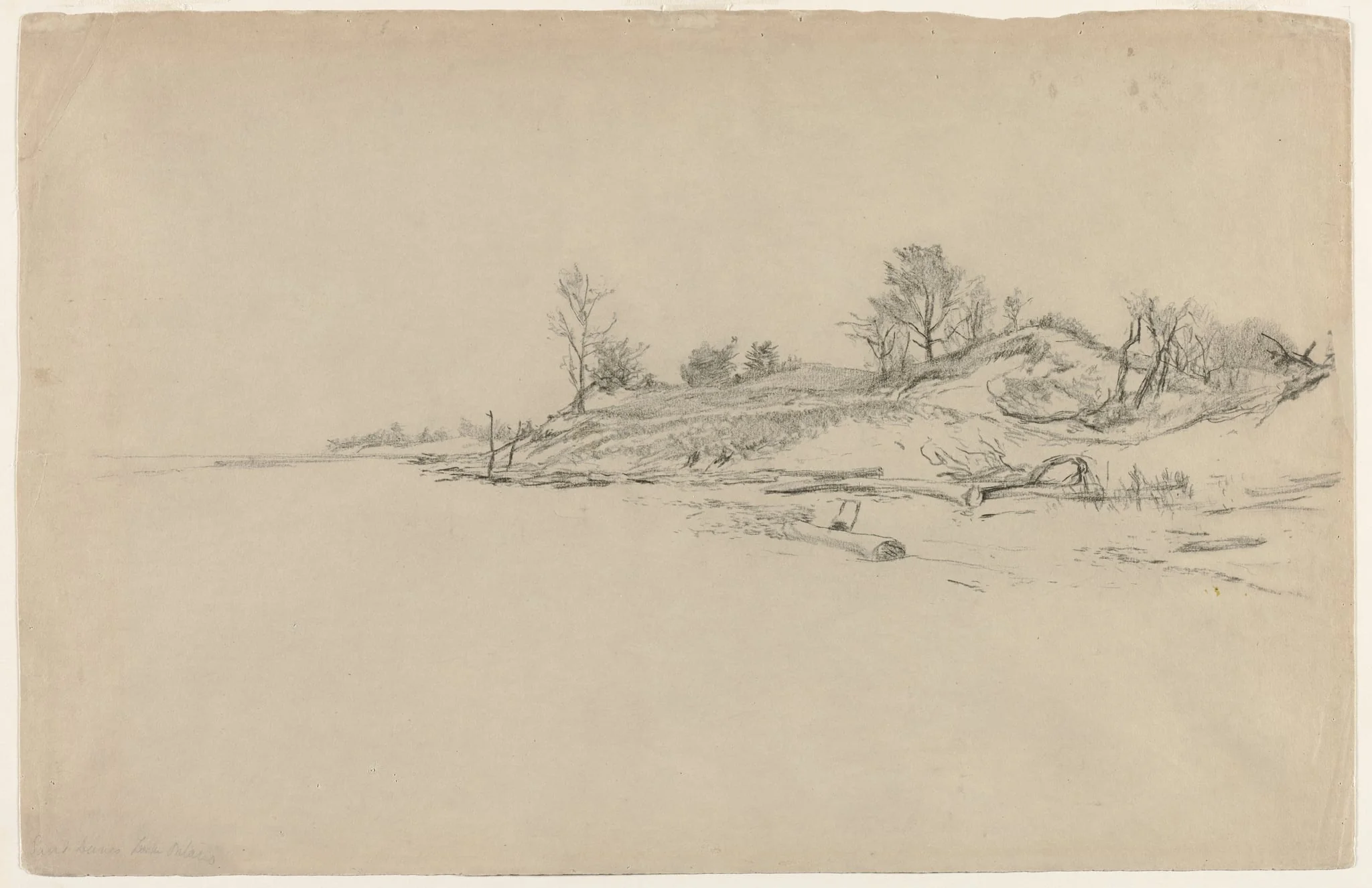 Sand Dunes, Lake Ontario, by Homer Dodge Martin, 1874