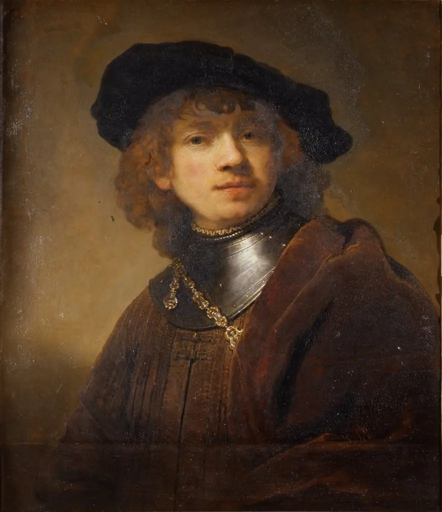 Tronie of a Young Man with Gorget and Beret