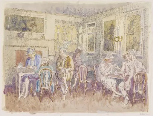 Tea Shop in the High Street, Colchester