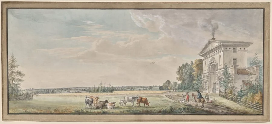 Luton Park, Bedfordshire, by Paul Sandby, 1764