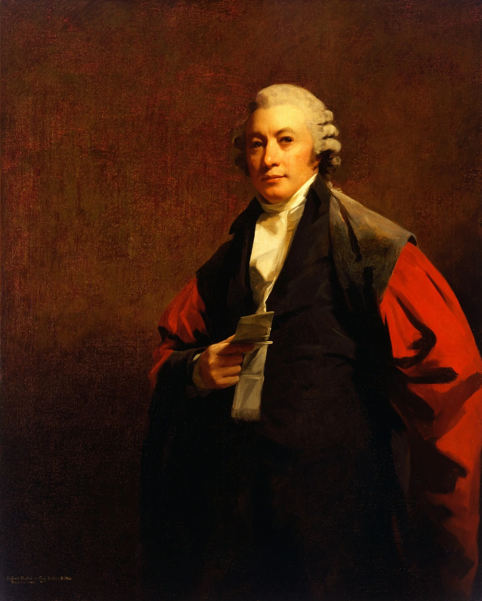 Robert Hodshon Cay, by Henry Raeburn, oil, 1799