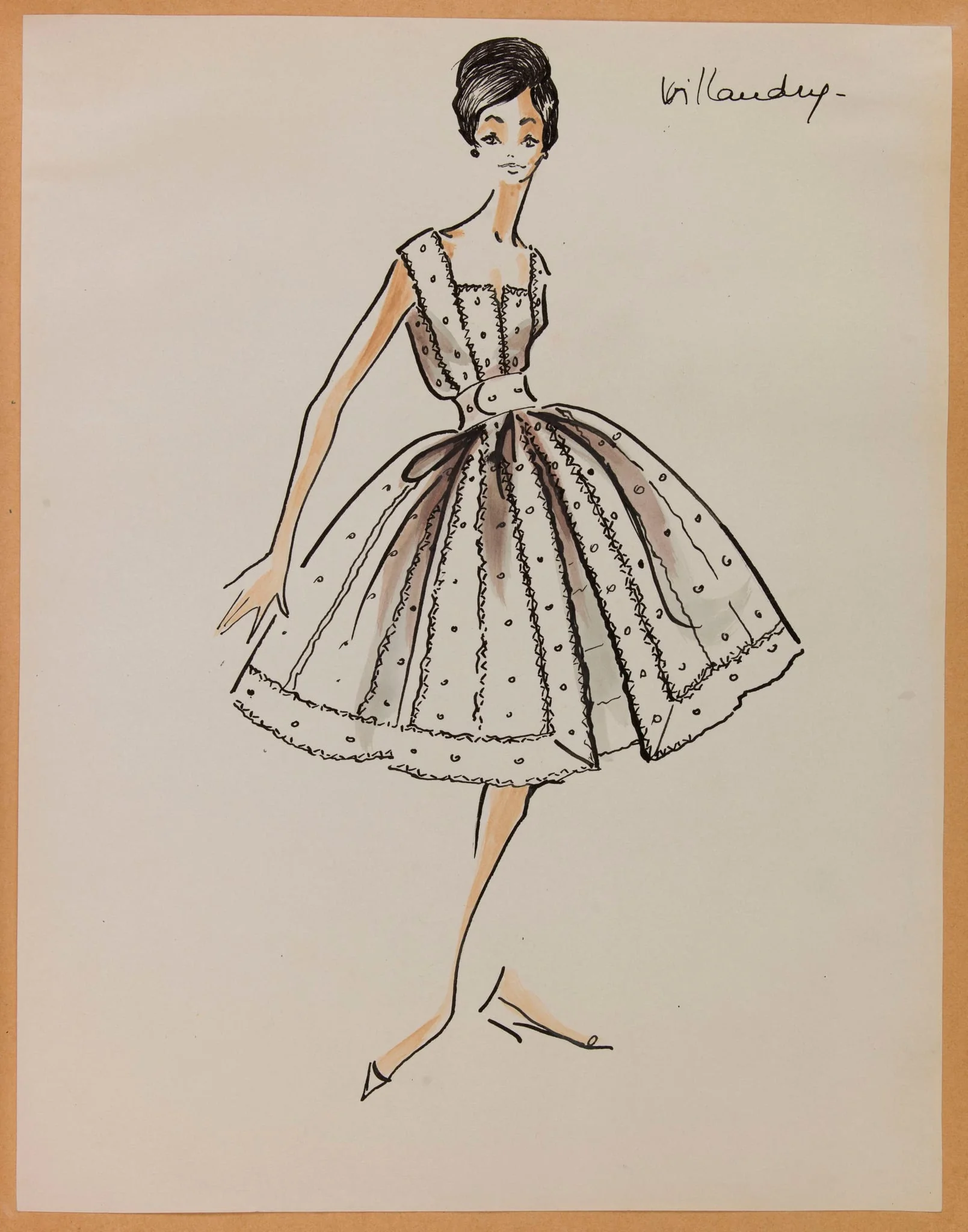 Villandry, by Carven, 1958