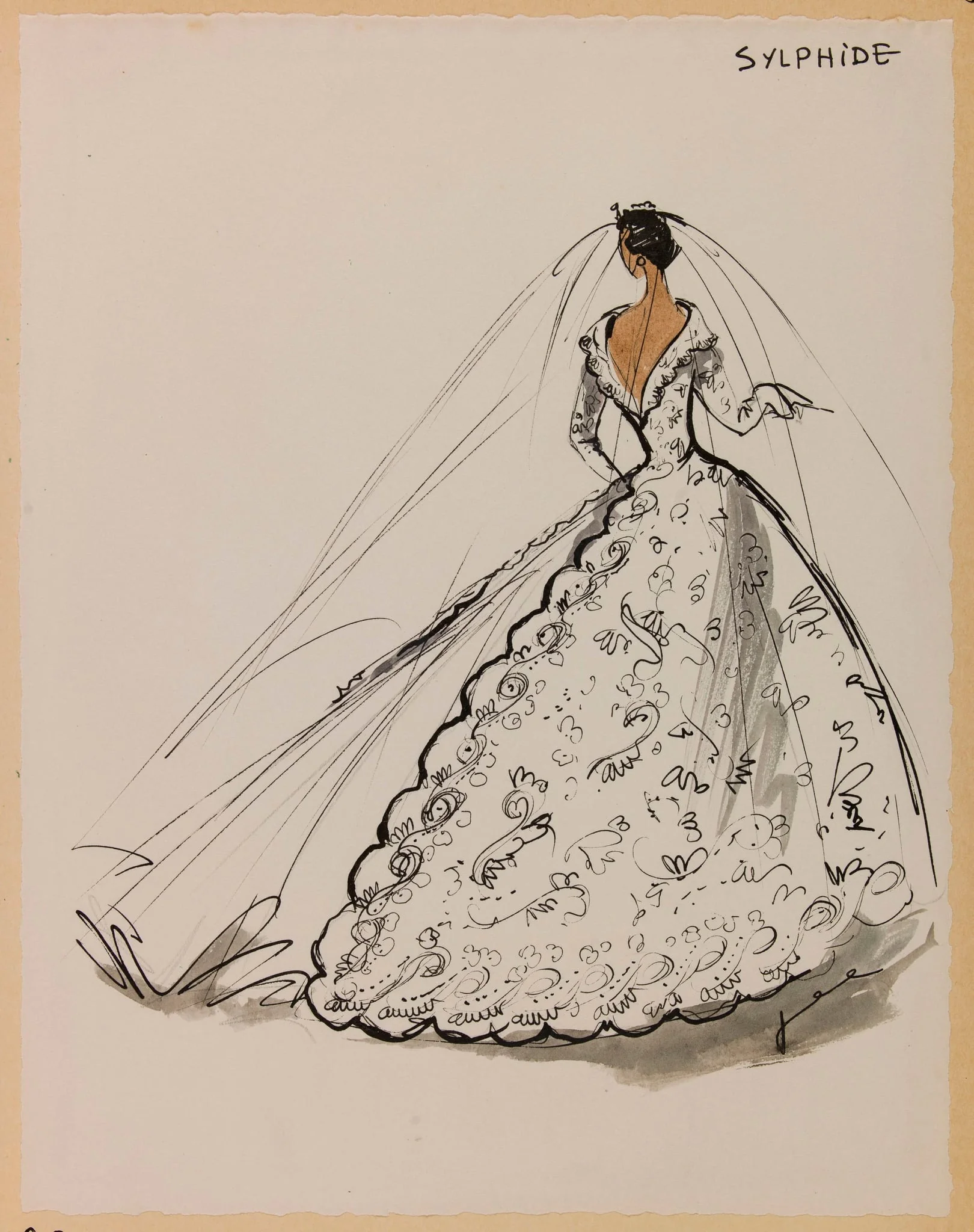 Sylphide, by Marie-Louise Carven, 1956