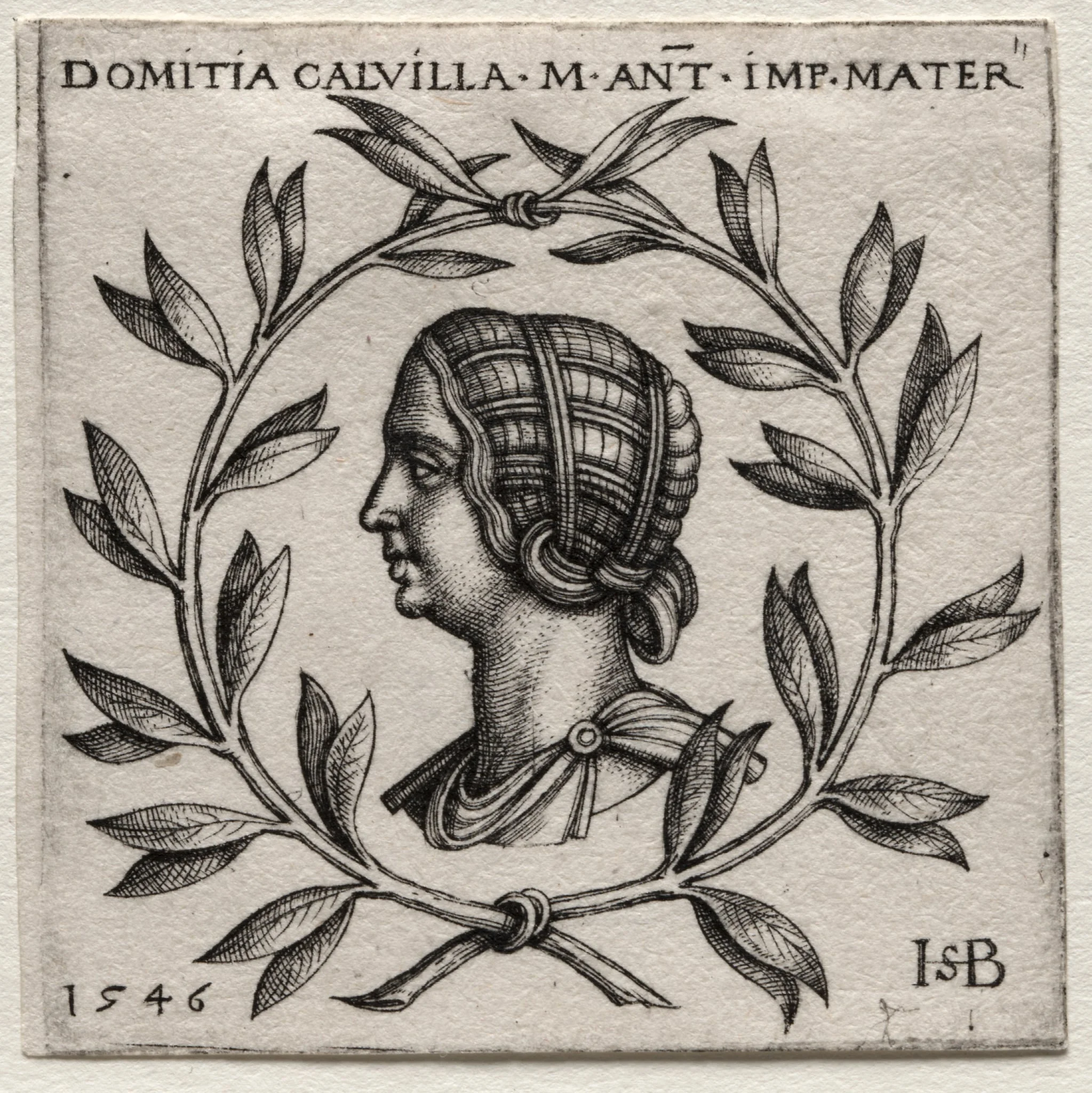 Domitia Calvilla, by Sebald Beham, 1546