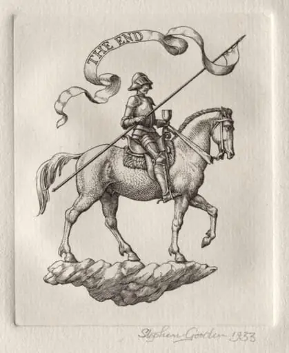 Illustration for "Peronnik the Fool":  Tailpiece