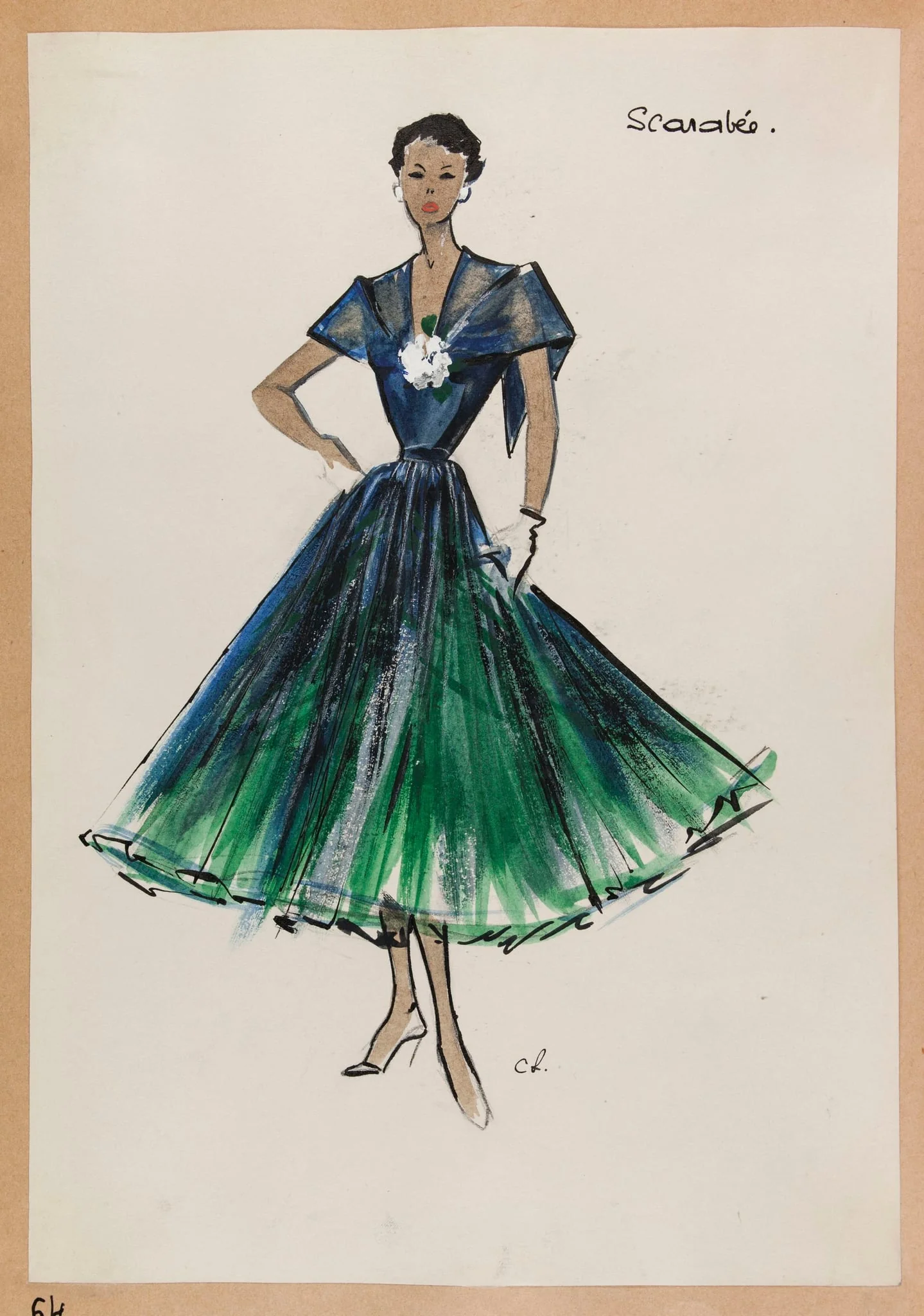 Scarabée, by Carven, 1951