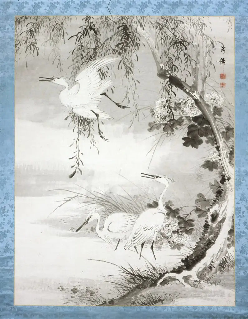 Herons and Willow