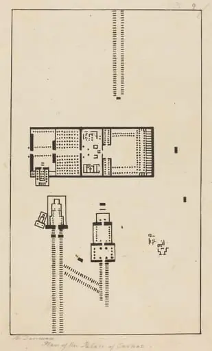 Plan of the Palace of Carnac
