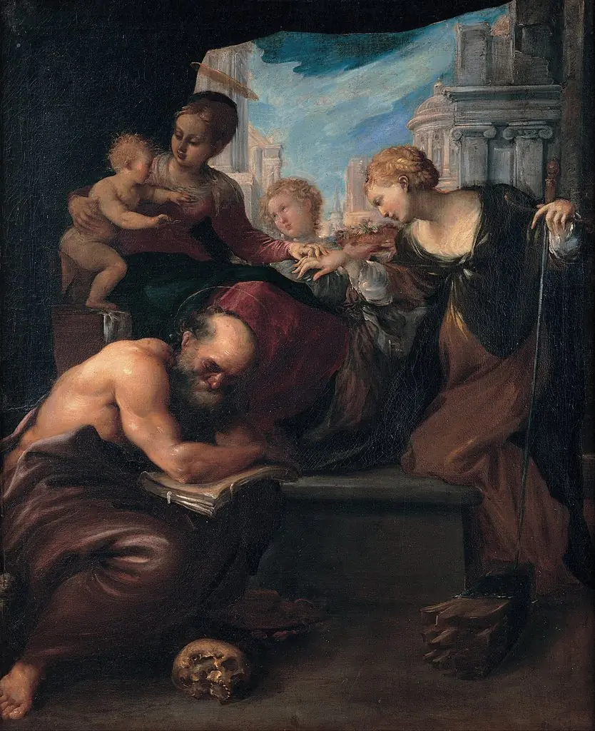 Mystic marriage of Saint Catherine