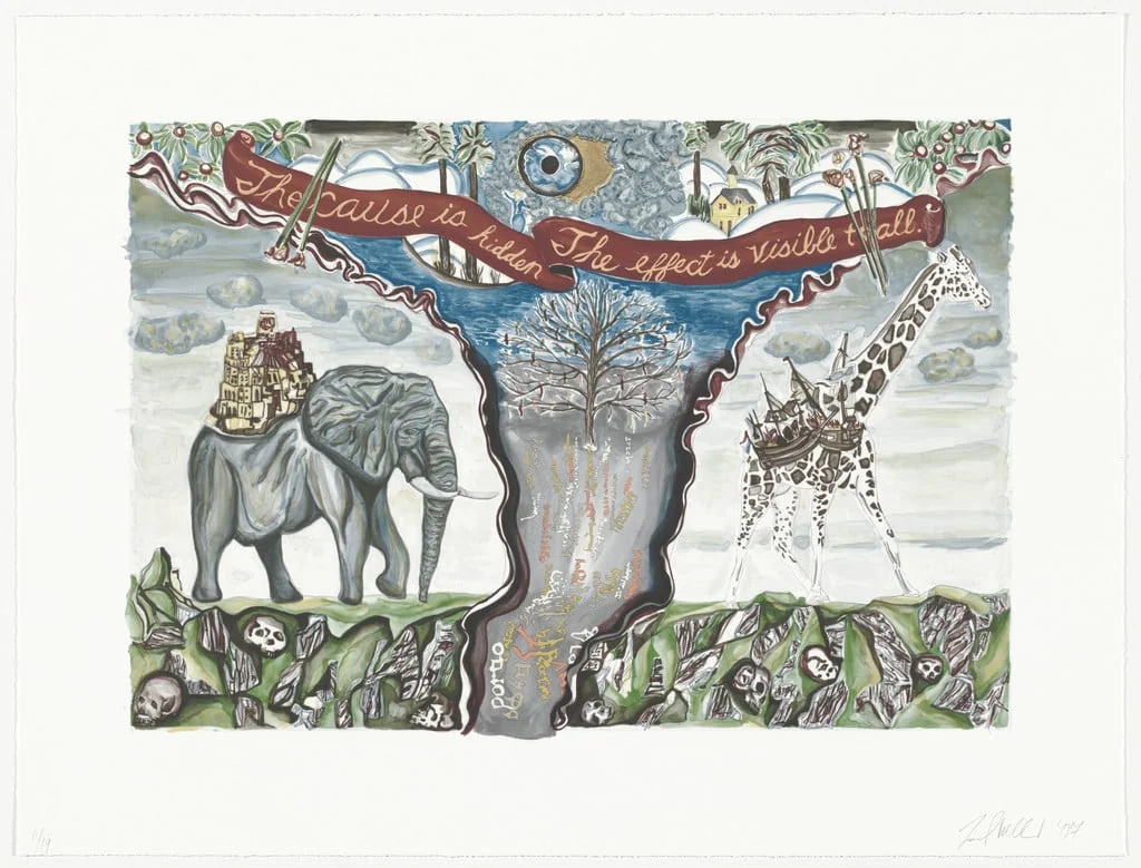Untitled, by Zachary Wollard, ink, 2007