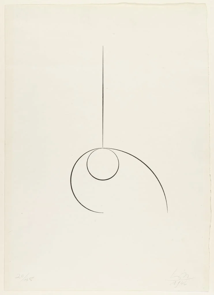 Untitled, by Max Bill, ink, 1946