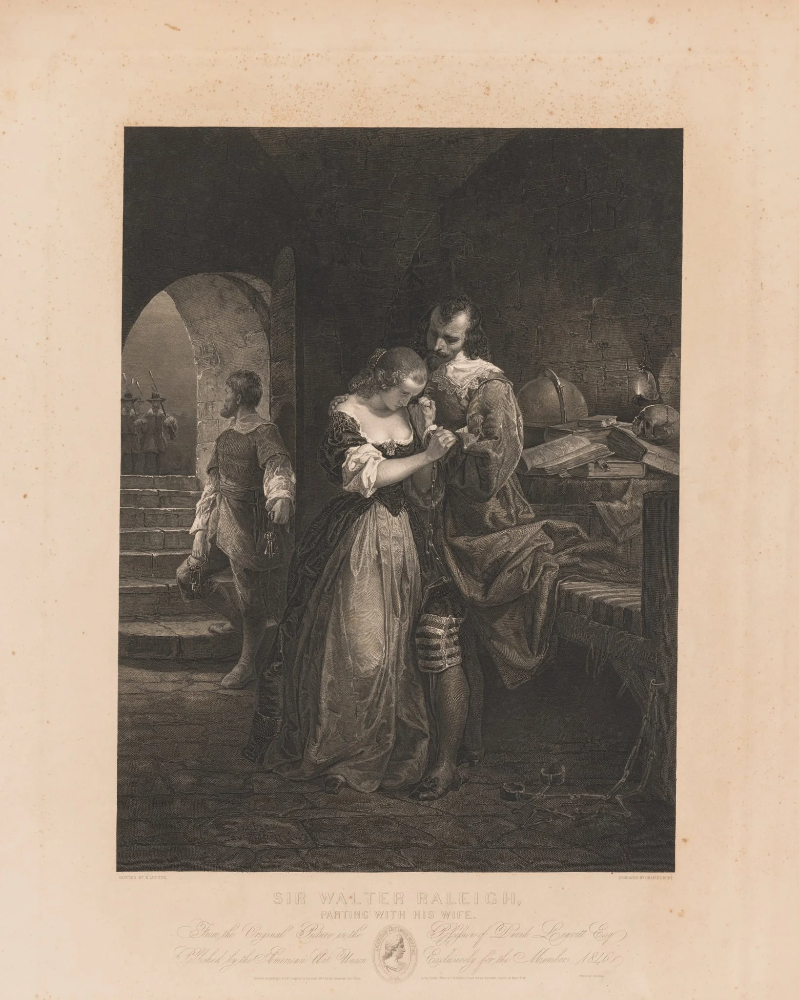 Sir Walter Raleigh Parting with His Wife
