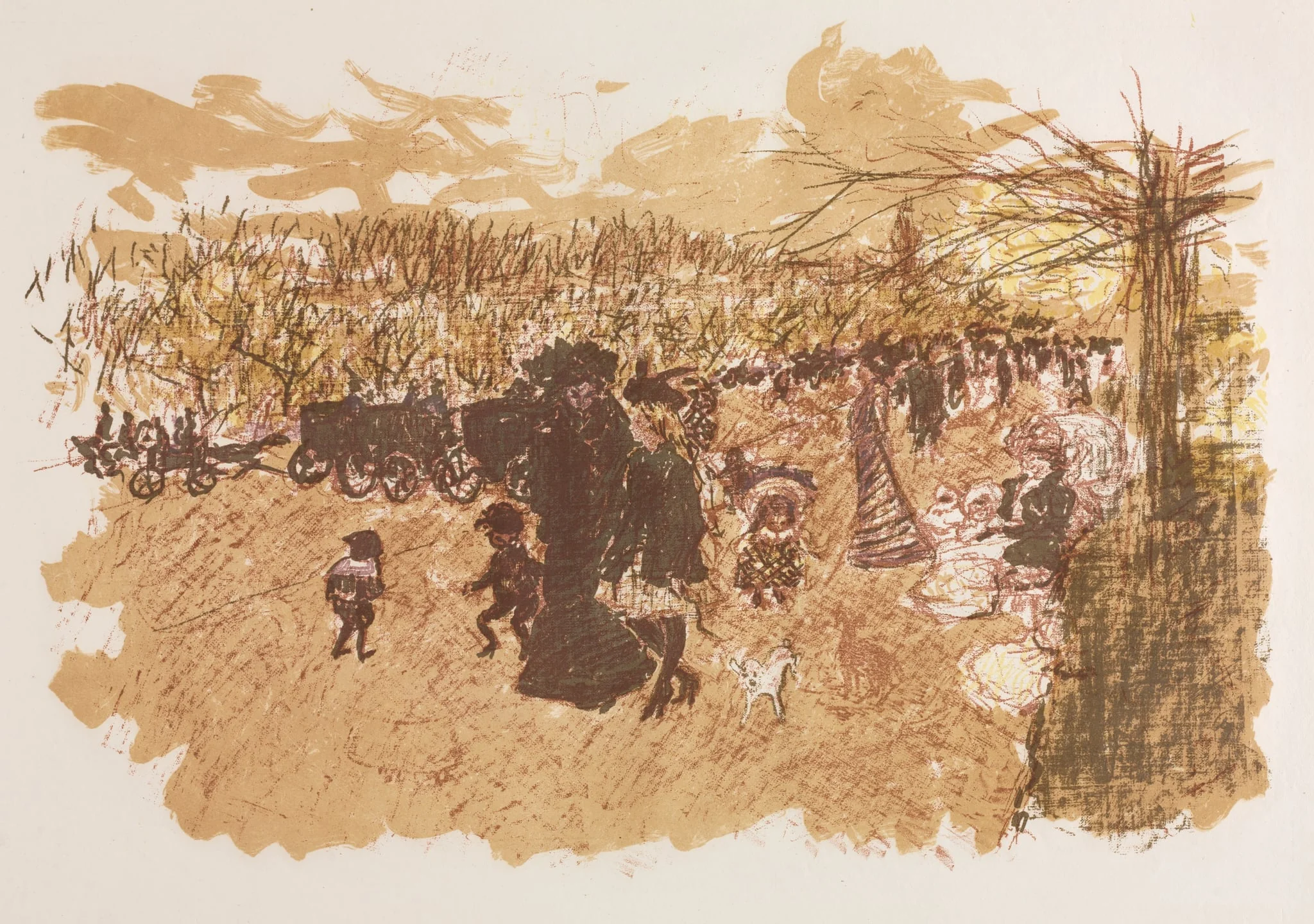 Avenue du Bois de Boulogne, by Pierre Bonnard, 1899